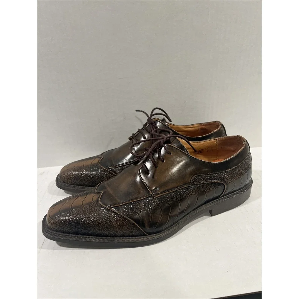 ANTONIO CERRELLI ELITE‎ LACE-UP DRESS SHOES MEN'S SIZE 9.5